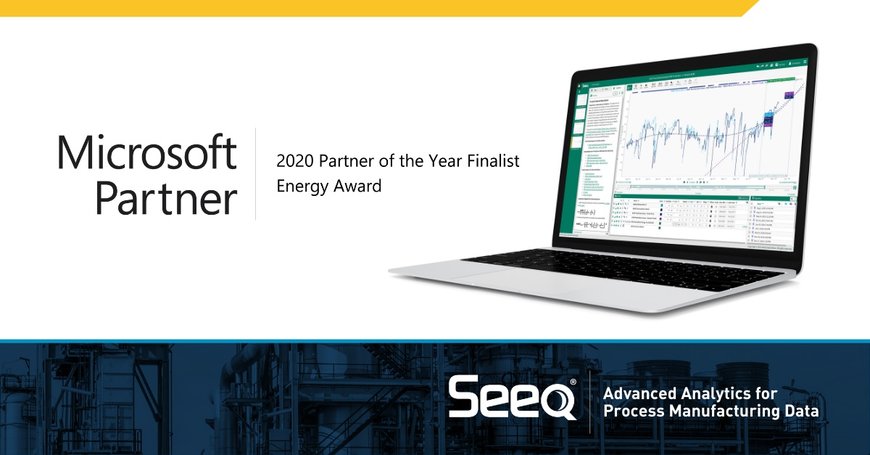 Seeq reconhecida como finalista para Parceiro Microsoft do Ano 2020 na categoria Energia